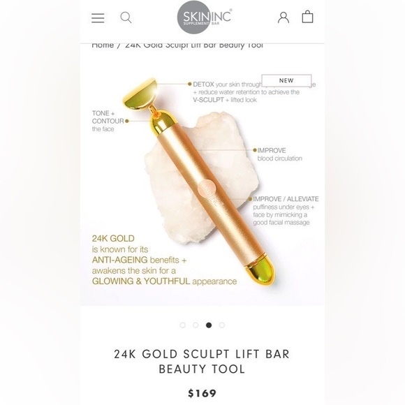 SKIN INC + MZ SKIN - Good as Gold Skincare Bundle- FULL SIZE- New in Box! - Picture 2 of 4